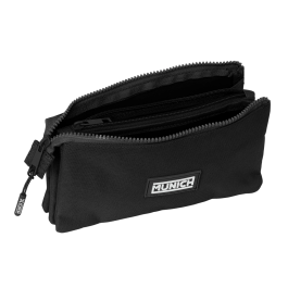 Portatodo Triple Munich Negro Negro 22 x 12 x 3 cm