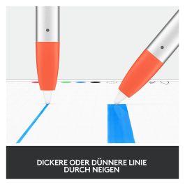 Logitech Lápiz Electrónico Crayon para iPad, Naranja