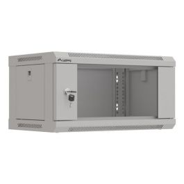 Lanberg WF03-5304-10S Armario Rack de Pared 4U, 60 kg de Capacidad, Bloqueo de Teclado, Rieles, Gris. Lanberg WF03-5304-10S Armario Rack de Pared 4U, 60 kg de Capacidad, Bloqueo de Teclado, Rieles, Gris.