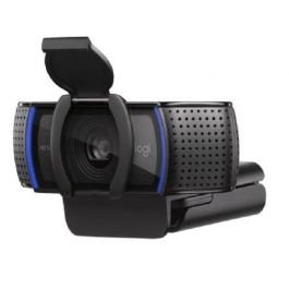 Logitech C920s 960-001252 Webcam Full HD 1080p con Enfoque Automático, Micrófonos Estéreo, Tapa de Privacidad y Corrección de Luz