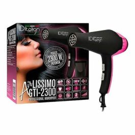 Id Italian AIRLISSIMO GTI 2300 Secador de Pelo Profesional 2300W, Filtro Desmontable, Ligero 780g, Rosa para Todo Tipo de Cabello