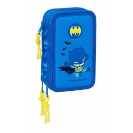 Safta Plumier triple Batman 37 piezas para Preescolar 3+ años 12,5x19,5x5,5 cm Precio: 23.50000048. SKU: B14PMVBEQ3