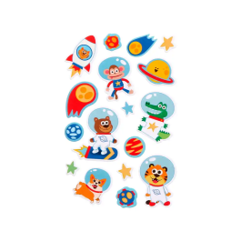 Imaginovo Pegatinas Luminosas Astronautas con Relieve 190x105 mm en Blister