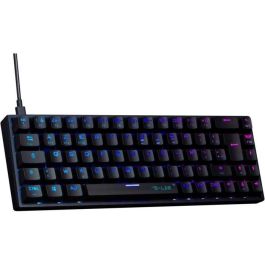 Teclado para juegos - The G-Lab - KEYZ TITAN - Mecánico (interruptor rojo) - Con cable - RGB - Negro