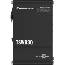 Teltonika TSW030 Switch Ethernet de 8 Puertos RJ45 10/100Mbps No Administrado Montaje Carril DIN