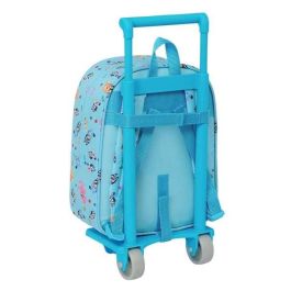 Mochila Escolar con Ruedas Bluey Azul cielo 22 x 27 x 10 cm