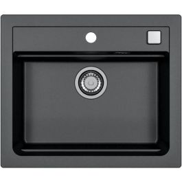 Fregadero encastrable - Granito - Negro - 1 seno - 59 x 50 cm - ATROX - STRADOUR Precio: 249.49999987. SKU: B1KKQWXGJL