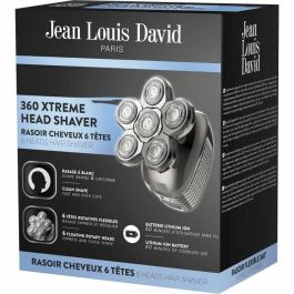 Jean Louis David JEA3666085202097 Maquinilla de Afeitar para Cabeza 6 Cabezales Giratorios 60 Min Batería