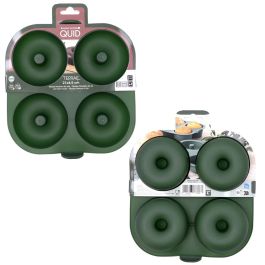 Molde Silicona 4 Donuts Terrae Quid 21x21x4,5 cm (12 Unidades)