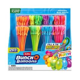 Zuru Bunch O Balloons ZUR4894680025110 - Pack 265 Globos de Agua Fiesta Tropical con Cierre Automático, Listos en 60 segundos