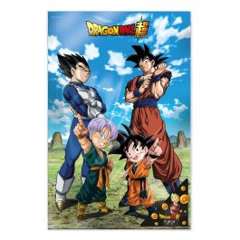 Sd toys Poster 3D 58x38 cm Dragon Ball Super Battle Of Gods Goku Vegeta Oficial Licenciado Anime