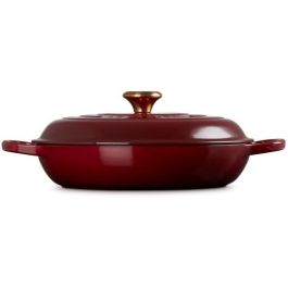 Le Creuset 21180309494441 Signature Cacerola Baja Redonda de Hierro Fundido, 30cm, Rhone
