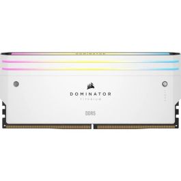 Memoria RAM - CORSAIR - Dominator Titanium RGB DDR5 - 32GB 2x16GB DIMM - 6600MT/s - Intel XMP 3.0 - 1.40V - Blanco (CMP32GX5M2X6600C Memoria RAM - CORSAIR - Dominator Titanium RGB DDR5 - 32GB 2x16GB DIMM - 6600MT/s - Intel XMP 3.0 - 1.40V - Blanco (CMP32GX5M2X6600C