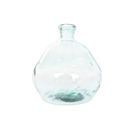DKD Home Decor Jarrón Urban de Cristal Reciclado Transparente 47,5 cm Alto, 40 Litros, Diseño Orgánico Precio: 56.50000015. SKU: B18LDADFRF