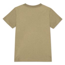 Camiseta de Manga Corta Infantil Nike Brandmark Stack Beige S