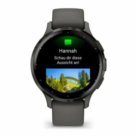 Garmin GAR1701774319527 Reloj GPS Conectado Venu 3S 30,4mm (1.2) Acero Gris, Caja Gris Oscuro y Correa Silicona Gris Oscuro