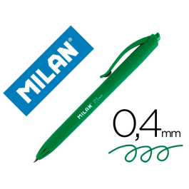 Milan Boligrafo P1 Retractil Touch Verde 1 mm Precio: 0.58999963. SKU: B1DGJ3V428