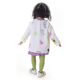 Creaciones Llopis Disfraz Científica Loca T-5 Infantil Falda Chaqueta Chaleco