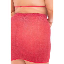 Conjunto de Lencería Pink Lipstick Rojo (XL) Conjunto de Lencería Pink Lipstick Rojo (XL)