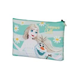 Karactermania Frozen 2 Chill Neceser de un compartimento con cremallera, poliéster, azul, 30.5 x 22.5 cm