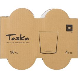 Set de 4 Vasos Pinta 360 cc Taska - La Mediterranea (12 Cajas) Set de 4 Vasos Pinta 360 cc Taska - La Mediterranea (12 Cajas)