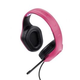 Trust Gaming GXT 415 Zirox Auriculares Gaming con Micrófono Plegable, Jack 3.5mm, Altavoces 50mm, Multiplataforma, Rosas