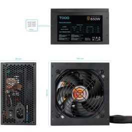 TooQ TQHELIOS-650SP Fuente de Alimentación ATX 650W APFC 80 Plus Bronze Ventilador 120mm Silencioso