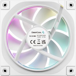 DeepCool FL12 WH-3 in 1 Ventilador PC 120mm Blanco Triple-Pack, 500-2150 RPM, PWM, Iluminación LED Multi