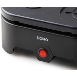 Domo DOM5411397155474 Crépiere Eléctrica para 4 Crepes, Patrones de Emoji, Revestimiento Antiadherente, 600W Domo DOM5411397155474 Crépiere Eléctrica para 4 Crepes, Patrones de Emoji, Revestimiento Antiadherente, 600W