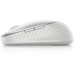 Dell MS7421W Ratón Inalámbrico Óptico Bluetooth/USB 2.4 GHz Ergónomico Plateado Platino 7 Botones Programables Recargable