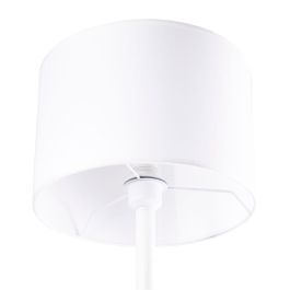 Lámpara de Suelo Tony Recta LED E27 Estilo Nórdico y Diseño Elegante, compatible RGB/CCT, para Salón, Dormitorio, Oficina [SKD-F014-W]