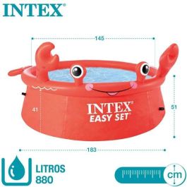 Piscina hinchable cangrejo easy set(capacidad 880 litros) (+3 años) 183x51 cm - modelos surtidos Piscina hinchable cangrejo easy set(capacidad 880 litros) (+3 años) 183x51 cm - modelos surtidos