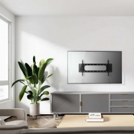 AISENS - SOPORTE ECO ULTRA DELGADO PARA MONITOR/TV 80KG DE 43-90, NEGRO