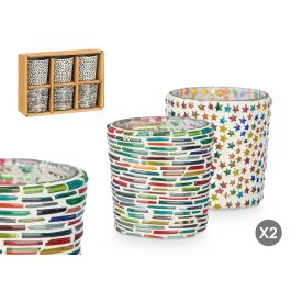 Portavela Redondo Peq Rayas Estrellas Surt 2 Mod Giftdecor 7CM (36 Unidades) Precio: 41.50000041. SKU: B1JTD555B4