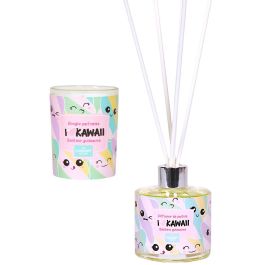 The Concept Factory Vela Perfume y Difusor con Barrita Colección Kawaii Vidrio/Cristal Máquina