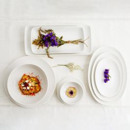 Ariane Plato Llano Vital Coupe Porcelana Blanco 24 cm (6 Unidades)