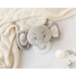 KioKids Mordedor Peluche Elefante Gris 13 cm para Bebés con Dentición
