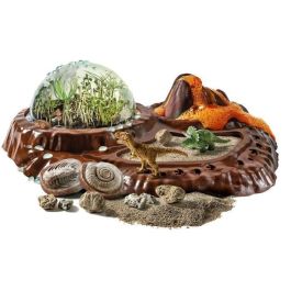 Clementoni CLE8005125527496 Terrario para Crear con 3 Figuras de Dinosaurios - Ciencia y juego El mundo de los dinosaurios Made in Italy Clementoni CLE8005125527496 Terrario para Crear con 3 Figuras de Dinosaurios - Ciencia y juego El mundo de los dinosaurios Made in Italy