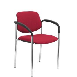 Silla Piqueras Y Crespo Villalgordo Confidente Brazos Fijos Chasis Cromo Asiento Y Respaldo Tapizados Bali Granate Precio: 169.89000039. SKU: S5703363