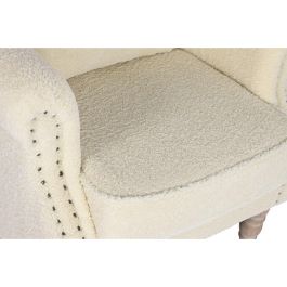 Sillón Home ESPRIT Blanco Natural Madera de caucho 73 X 65 X 87 cm Sillón Home ESPRIT Blanco Natural Madera de caucho 73 X 65 X 87 cm