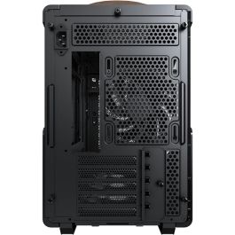 Montech Heritage 30 Pro TG Black/Brown Midi Tower para PC Negro micro ATX, Mini-ITX, Imitación piel