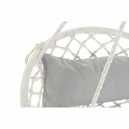 DKD Home Decor Silla Colgante para Terraza y Jardín Crudo y Gris con Cojín, hasta 100 kg, Algodón Bambú Poliéster L62xAn82xAl123cm DKD Home Decor Silla Colgante para Terraza y Jardín Crudo y Gris con Cojín, hasta 100 kg, Algodón Bambú Poliéster L62xAn82xAl123cm