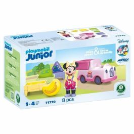 Playmobil Junior 71770 Disney Minnie con carrito de frutas, 8 piezas, para 12 meses+
