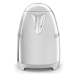 SMEG KLF03SSEU Hervidor de agua de acero inoxidable, 1.7L, 2400W, con filtro antical, apagado automático y base giratoria 360°