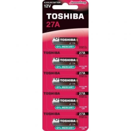 Pack de 5 Pilas 12V Toshiba 27A/ 12V/ Alcalinas Precio: 7.49999987. SKU: B13Q78CHNF