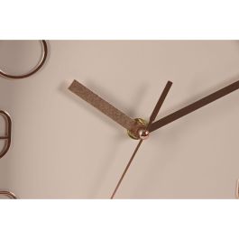 DKD Home Decor Reloj de Pared Scandi PVC con Colores Surtidos Aleatorios: Rosa Palo, Verde y Blanco - Ø28.5x5cm (Pack 3)