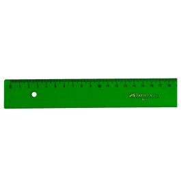 Regla Faber Castell 15 cm Plastico Verde