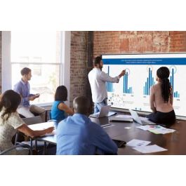 Optoma H1F0C0BBW101 Pizarra Interactiva 86" 4K UHD Pantalla Táctil Multi-touch Android 8.0 Negro