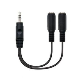Nanocable 10.24.1200 Cable Estéreo Jack 3.5 Macho a 2x Jack 3.5 Hembra 15 cm Negro Precio: 4.49999968. SKU: S0215718