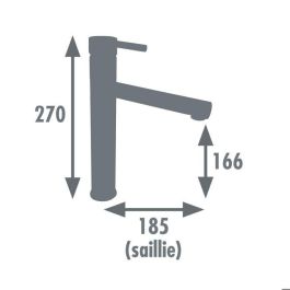 Edouard Rousseau ROU3047404057084 Mezclador de lavabo cromado MANDALAY Edouard Rousseau ROU3047404057084 Mezclador de lavabo cromado MANDALAY